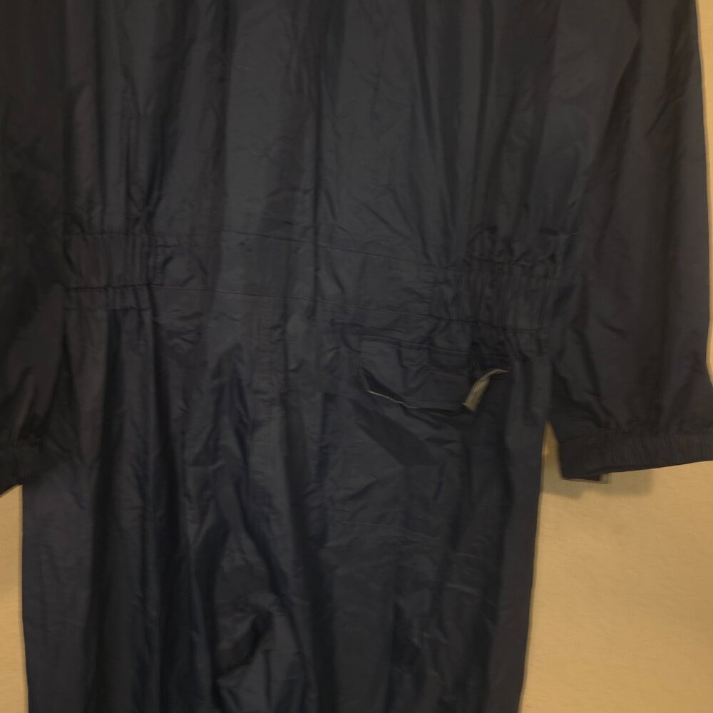 Silver Squall Long Windbreaker Outfit Size 5l Priced To Sell - Picture 8 of 9